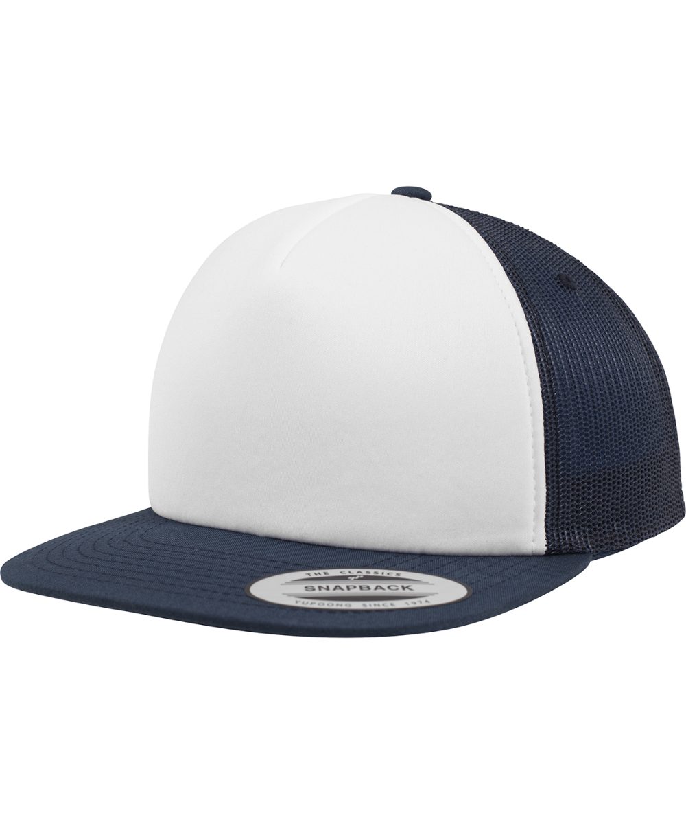 Navy/White/Navy Foam trucker with white front (6005FW)