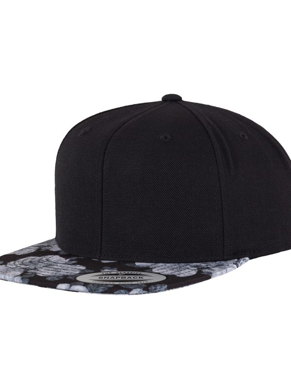 Black/Grey Roses snapback (6089R)