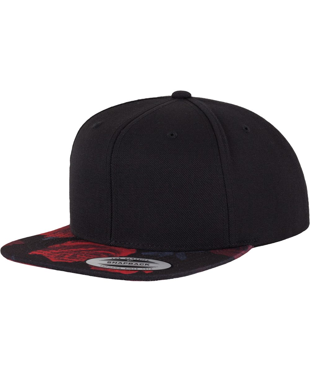 Black/Red Roses snapback (6089R)