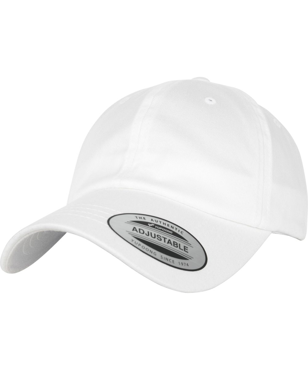 White Low-profile organic cotton cap (6245OC)