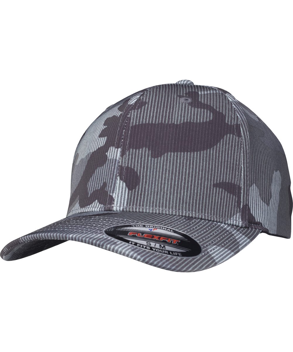 Dark Camo Flexfit camo stripe cap (6277CS)