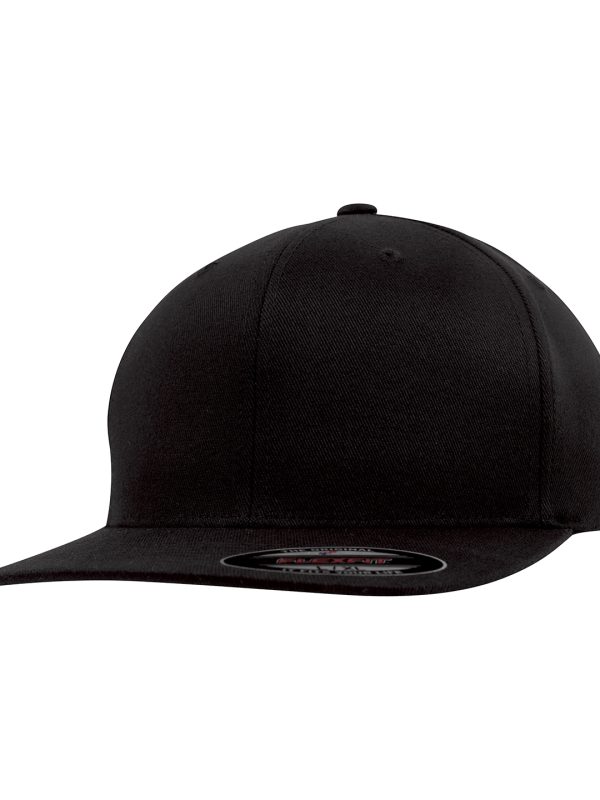 Black Flexfit flat visor (6277FV)