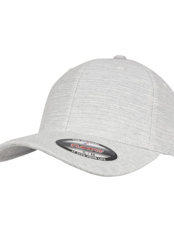 Ivory Flexfit ivory melange cap (6277GM)