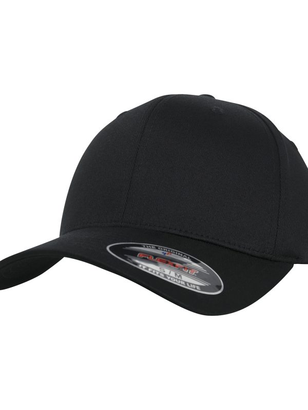 Black Flexfit organic cotton cap (6277OC)