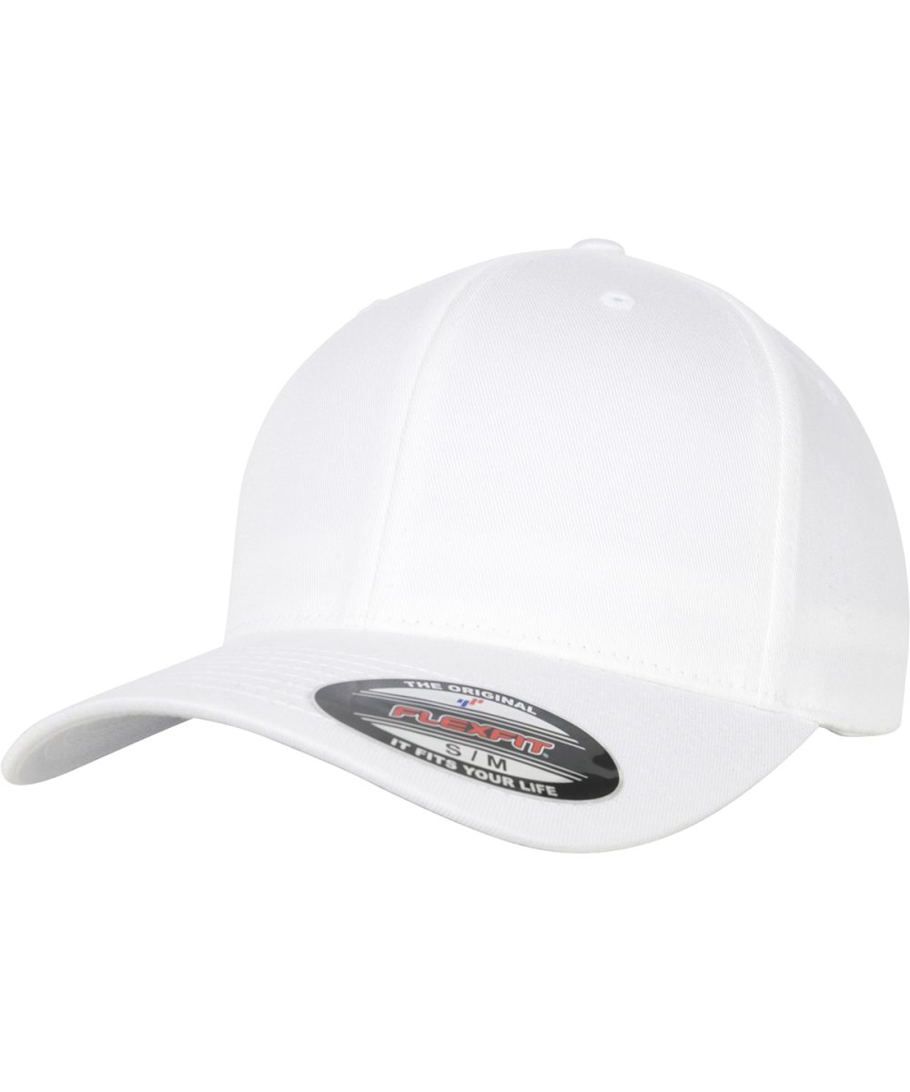 White Flexfit organic cotton cap (6277OC)