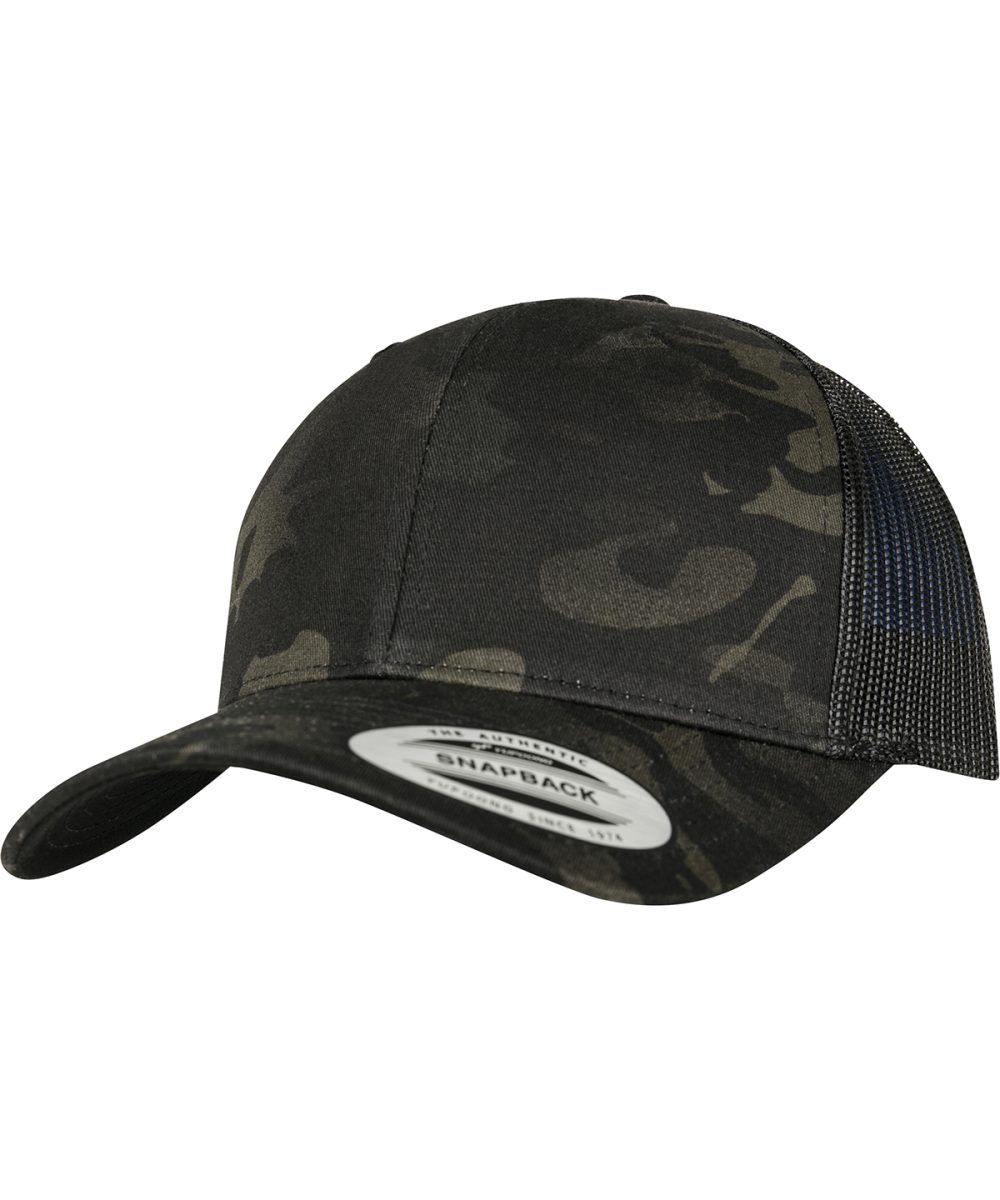 Black Multicam Retro trucker Multicam® (6606MC)