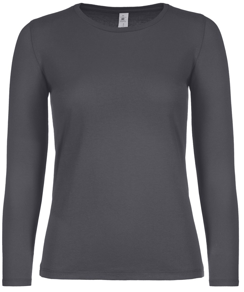 Dark Grey B&C #E150 long sleeve /women