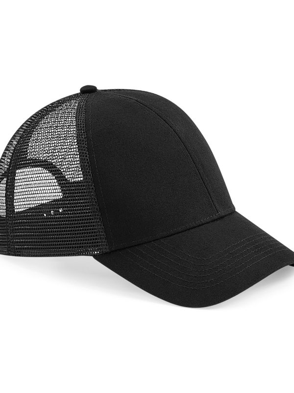 Black Organic cotton trucker