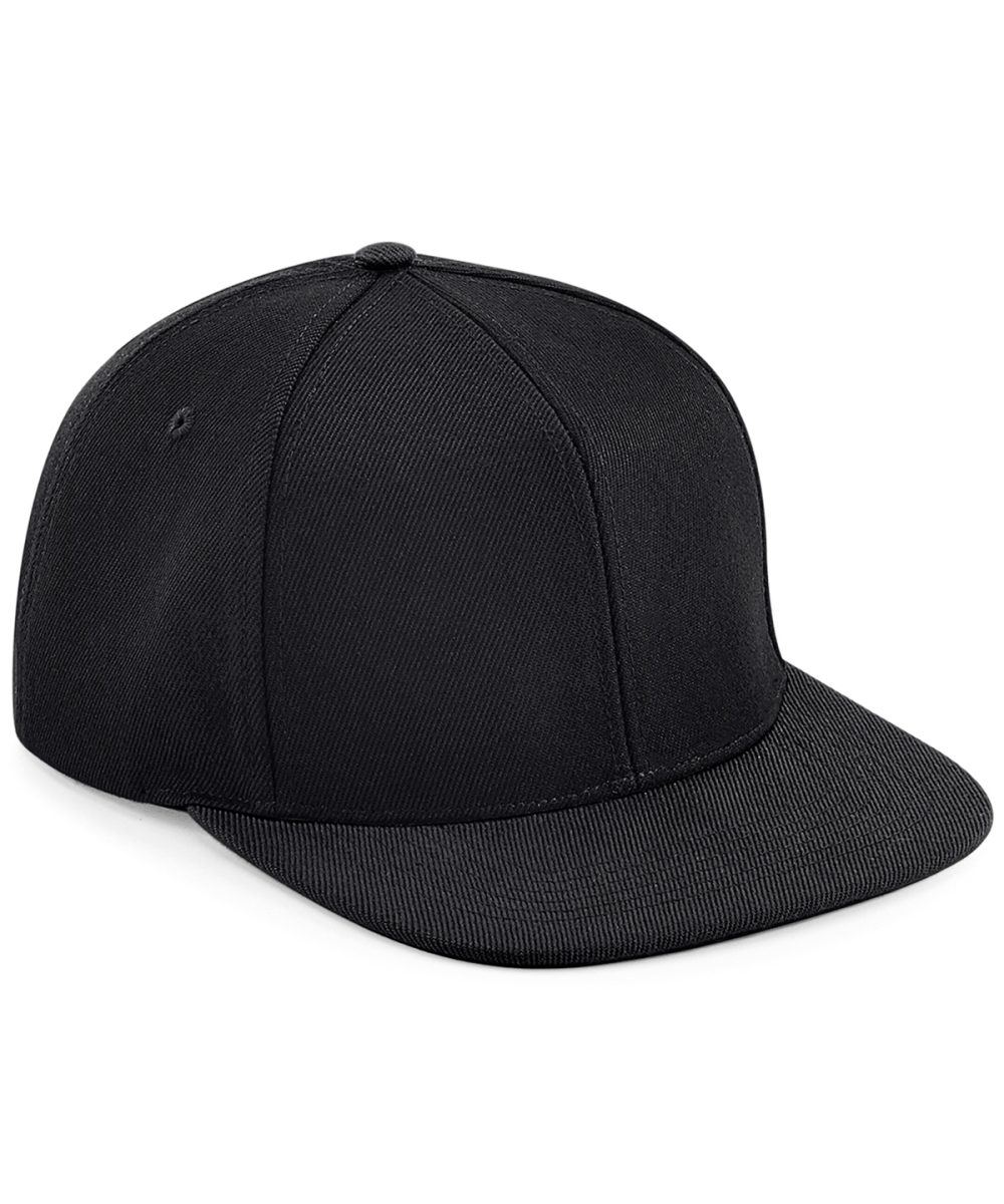 Black/Black Original flat peak 6-panel snapback