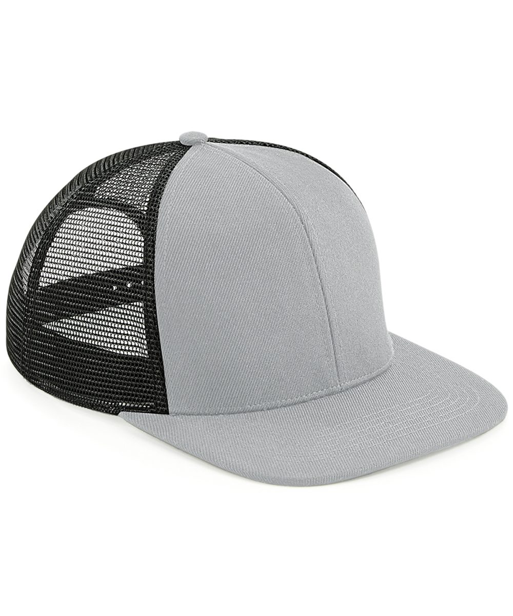 Grey/Black Original flat peak 6-panel trucker