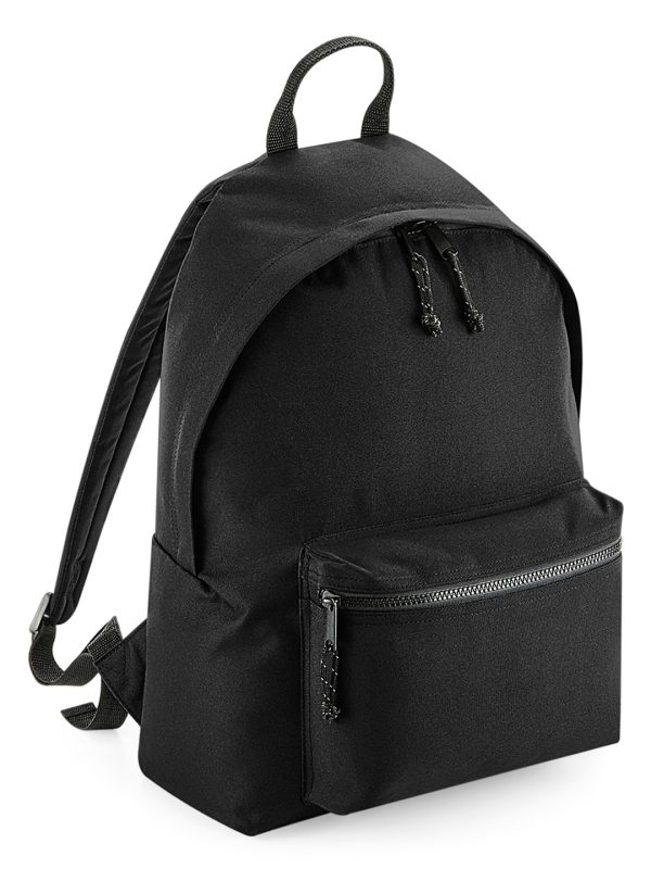 Black Recycled backpack