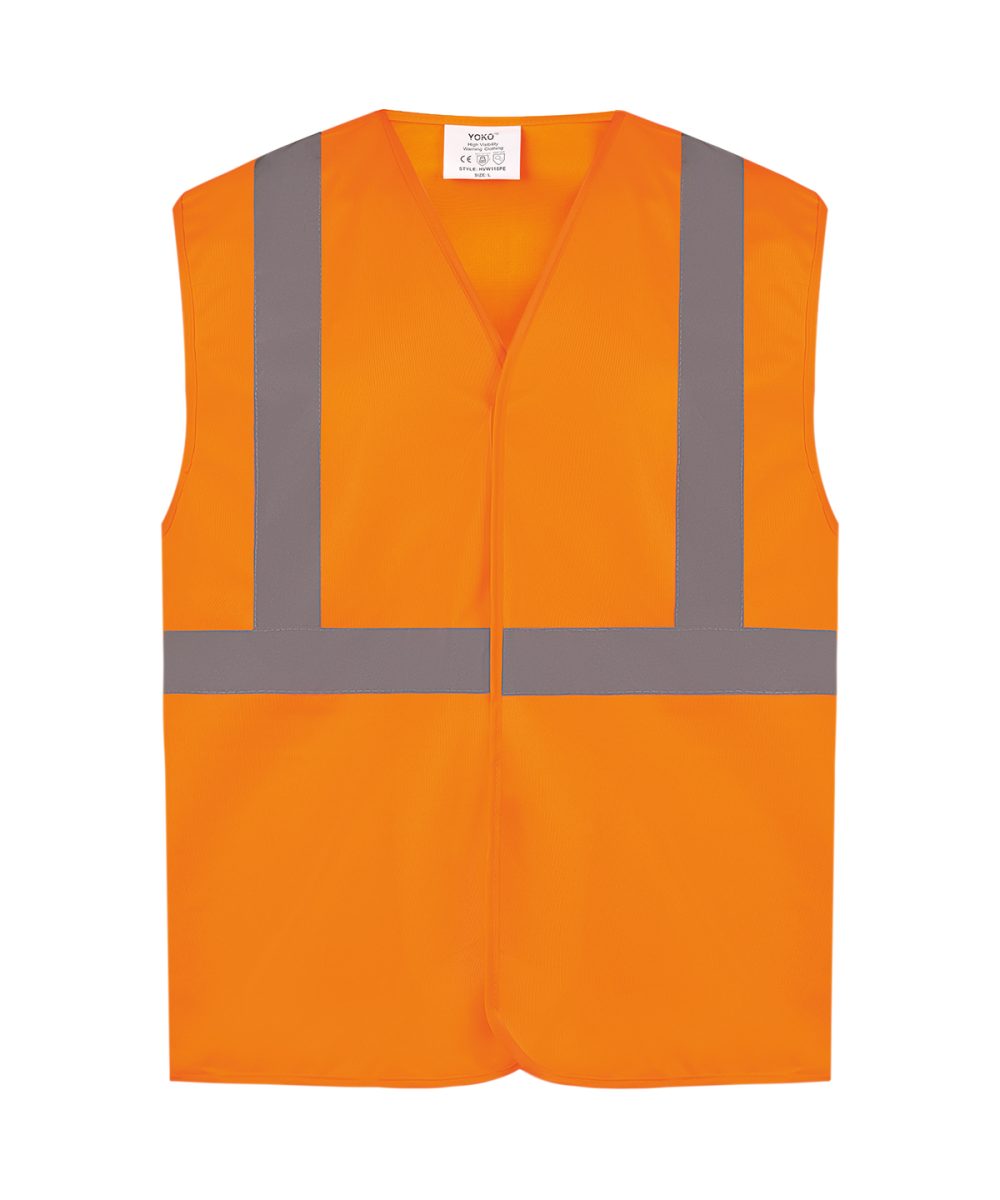 Orange Hi-vis railway waistcoat class 2 (HVW118PE)