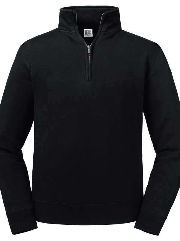 Black Authentic ¼ zip sweatshirt