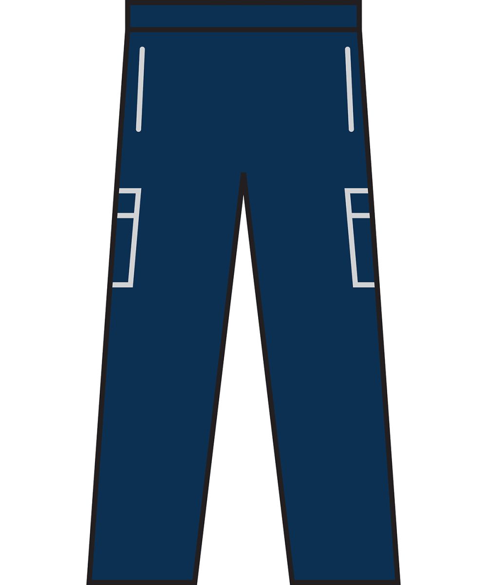 Navy Men's lightweight multipocket trousers