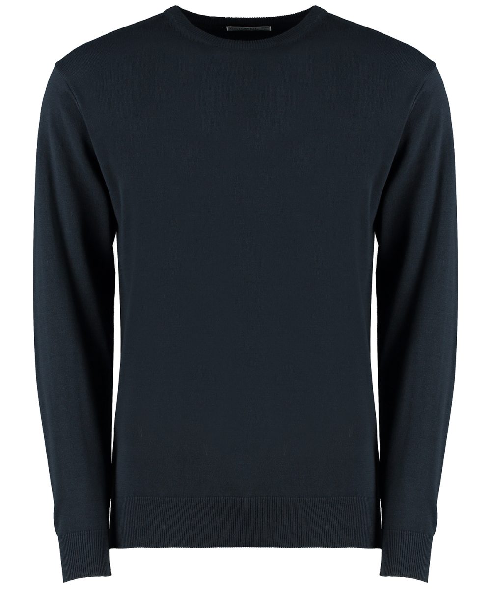 Navy Regular fit Arundel crew neck sweater