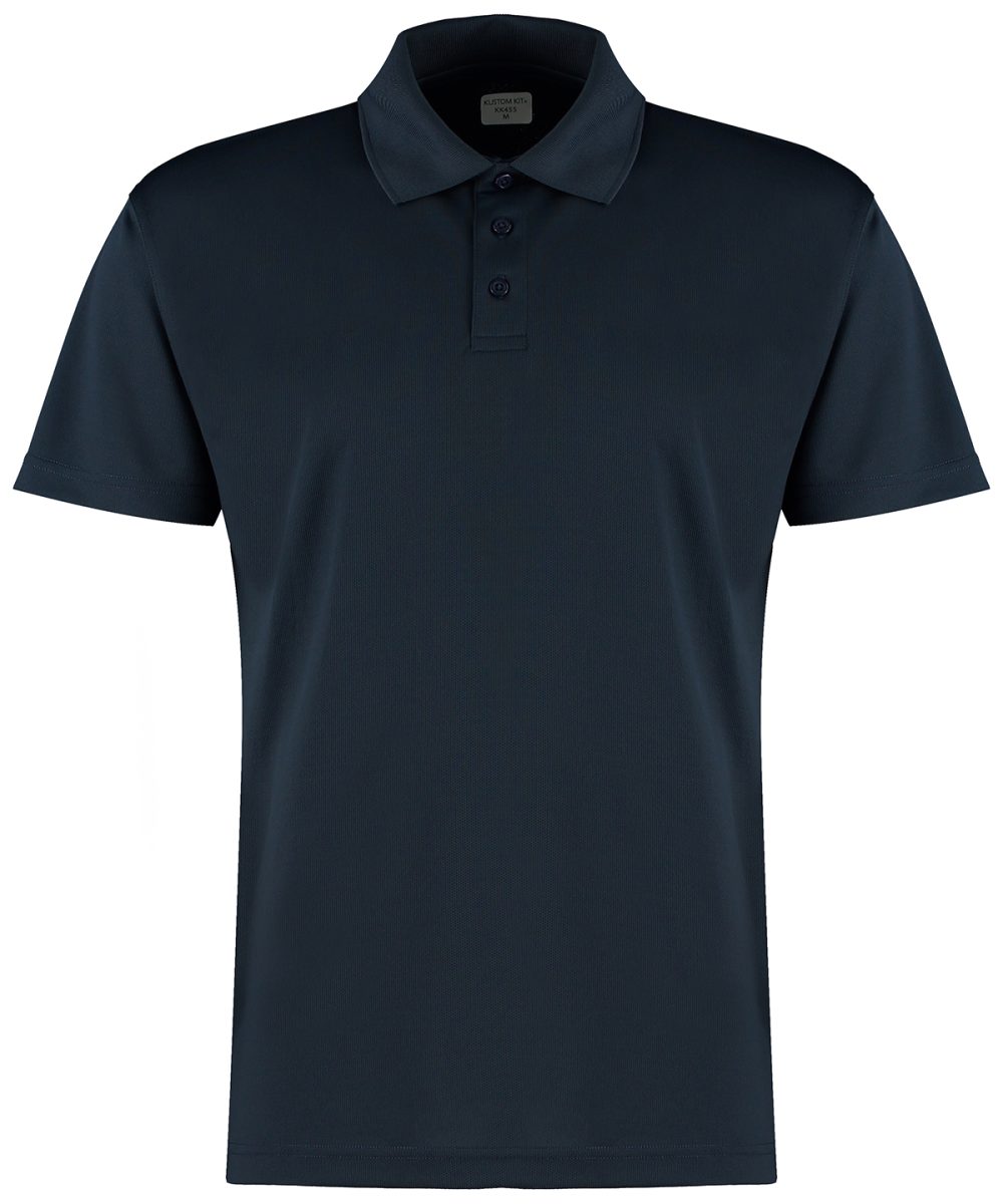 Navy Regular fit Cooltex® plus micro mesh polo