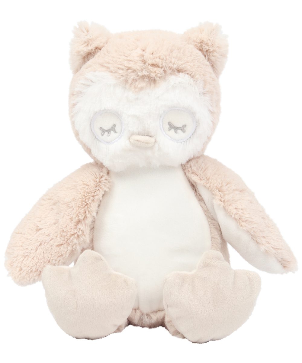 Owl Light Brown Printme mini teddy