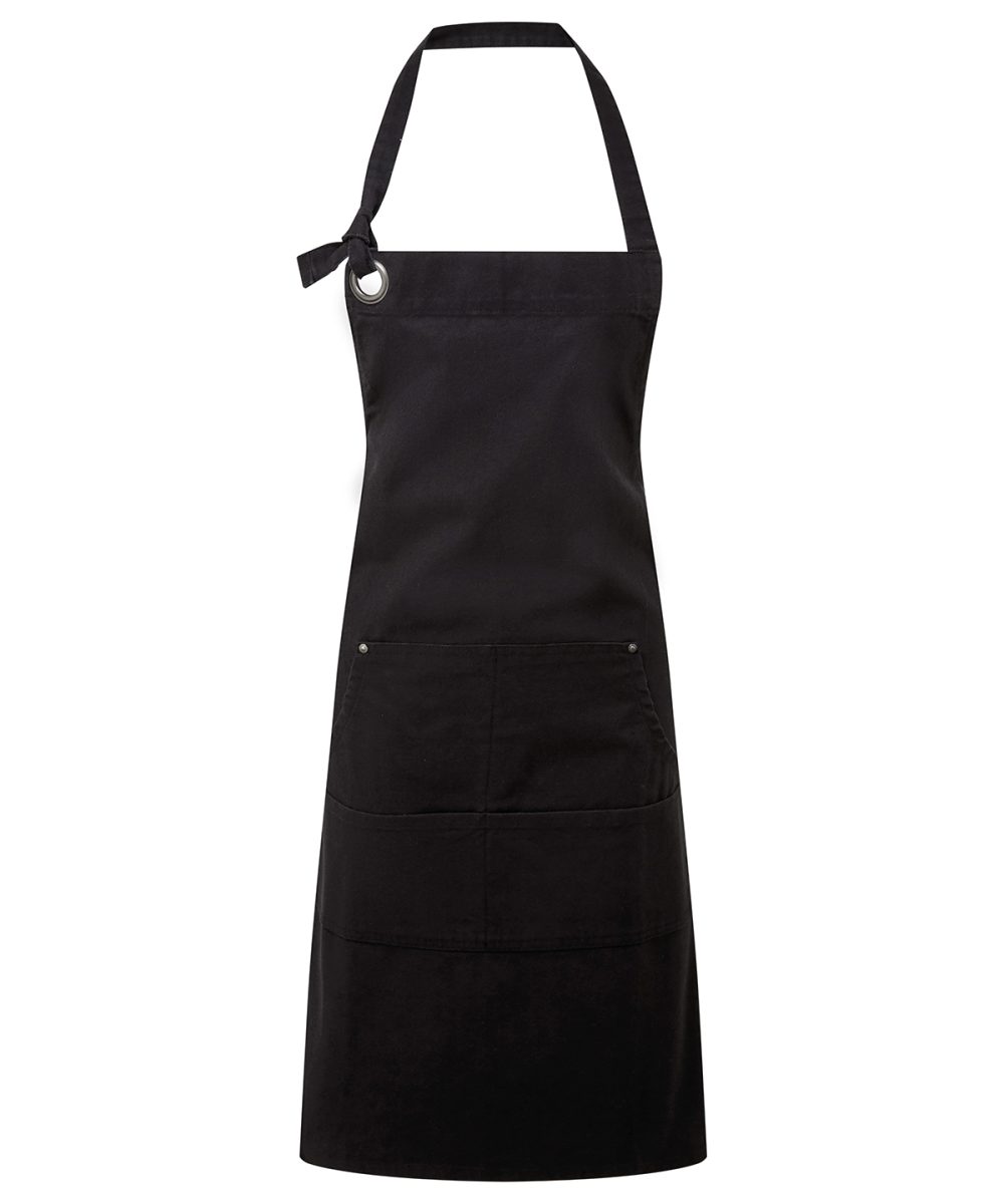 Black Calibre heavy cotton canvas pocket apron