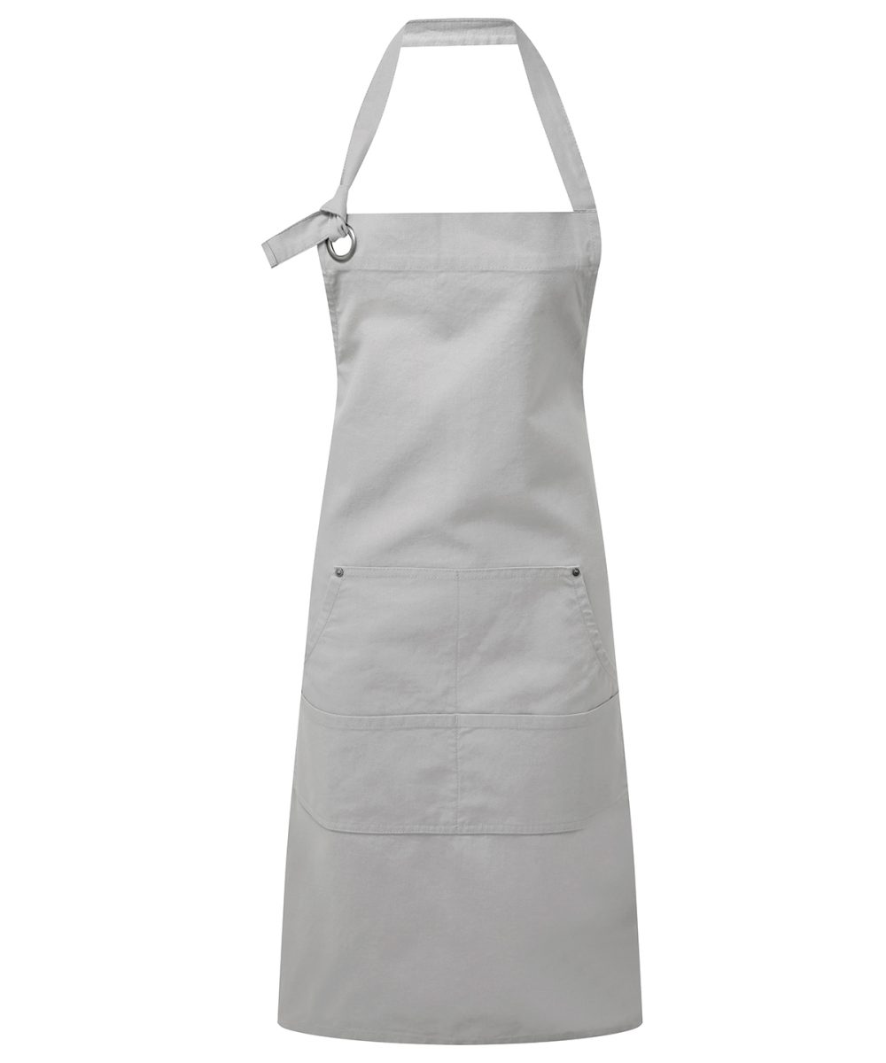 Silver Calibre heavy cotton canvas pocket apron