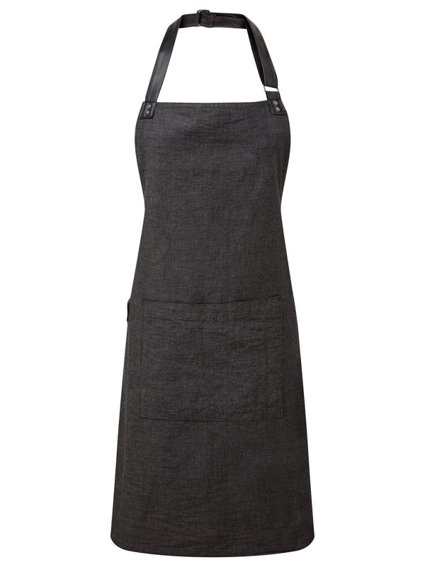 Black Annex Oxford bib apron