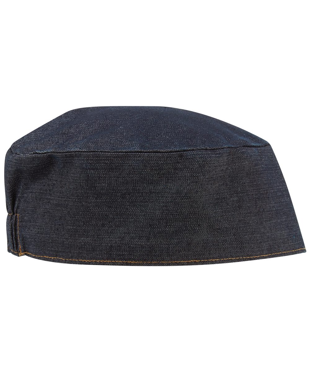 Indigo Denim Chef's skull cap