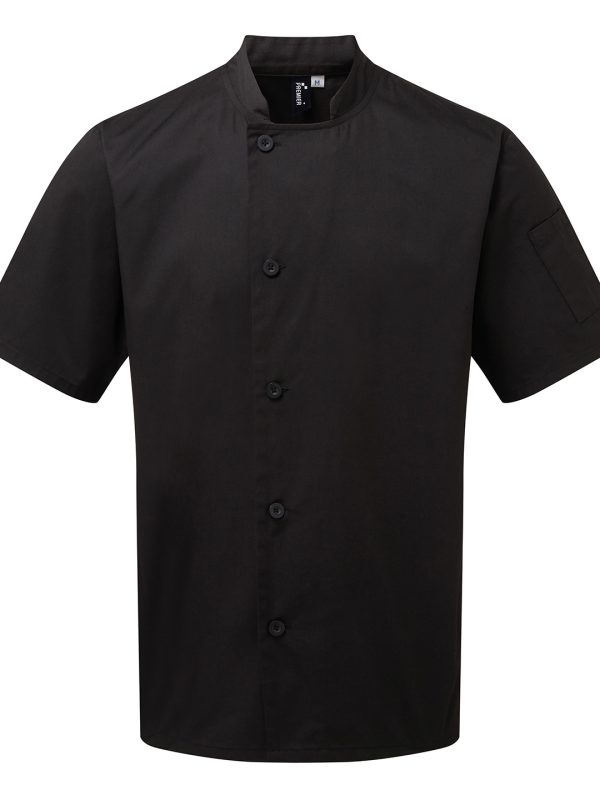 Black Chef's essential short sleeve jacket