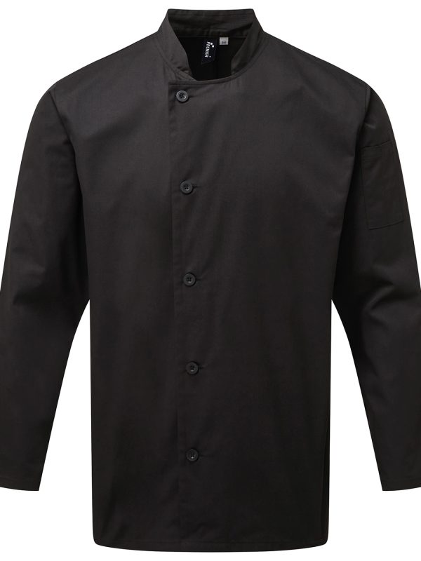 Black Chef's essential long sleeve jacket