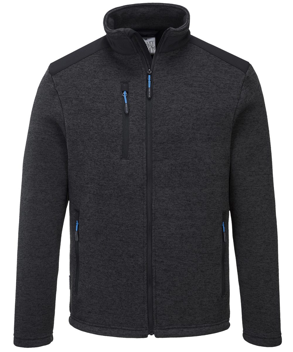 Grey Marl KX3 Performance fleece (T830)