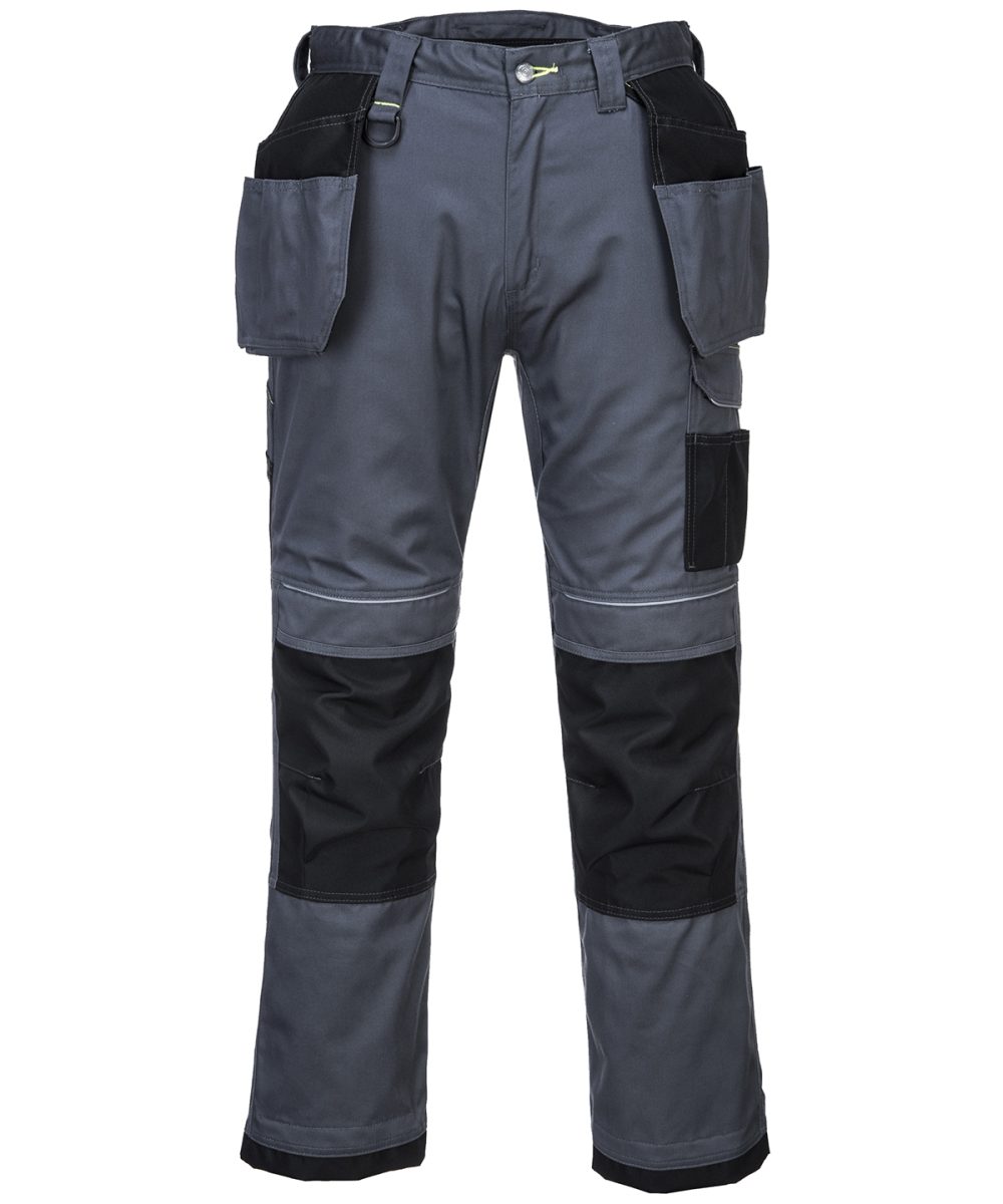 Zoom Grey/Black PW3 Holster work trousers (T602) regular fit