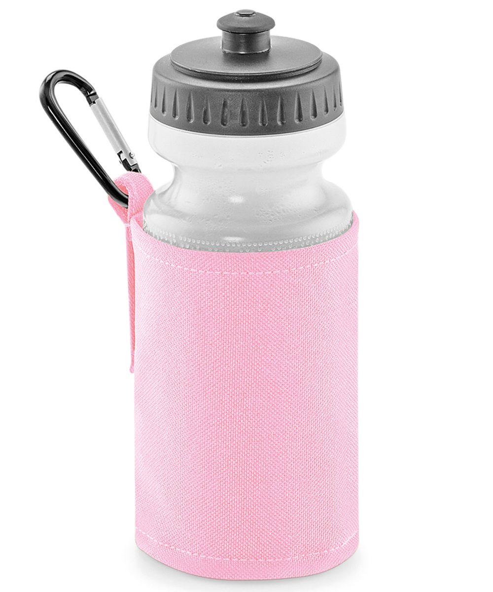 Classic Pink Water bottle and holder