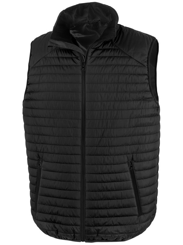 Black/Black Thermoquilt gilet