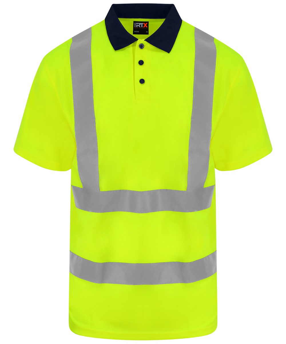 HV Yellow/Navy High visibility polo