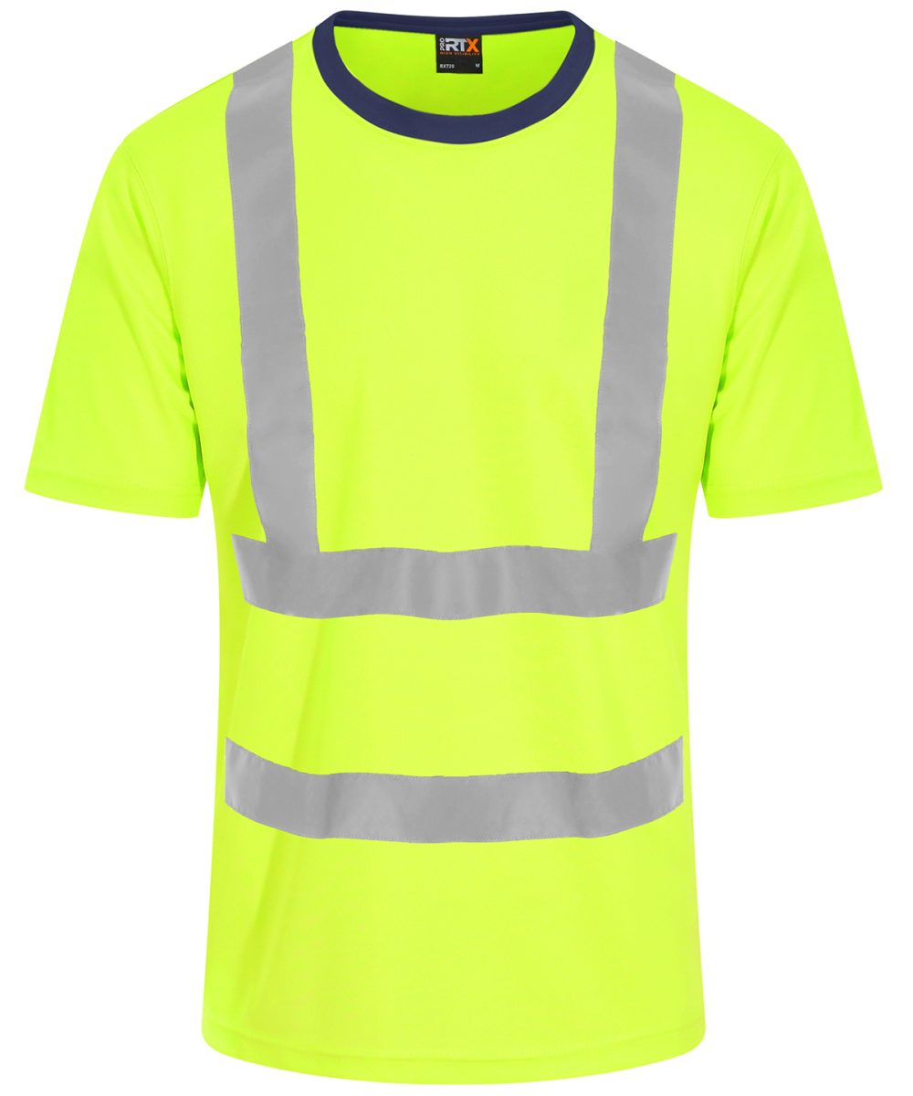 HV Yellow/Navy High visibility t-shirt