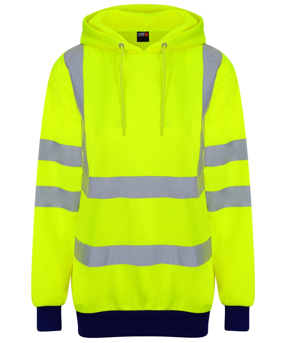 HV Yellow/Navy High visibility hoodie