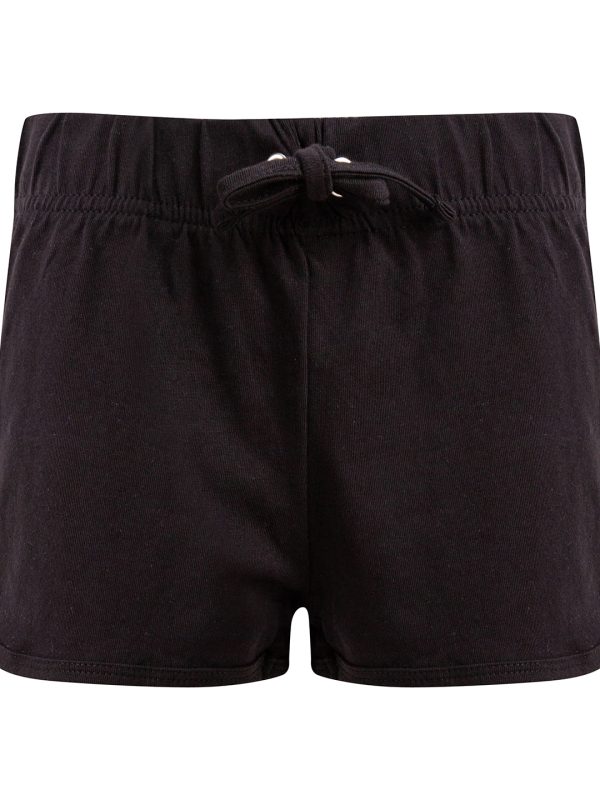 Black/Black Kids retro shorts