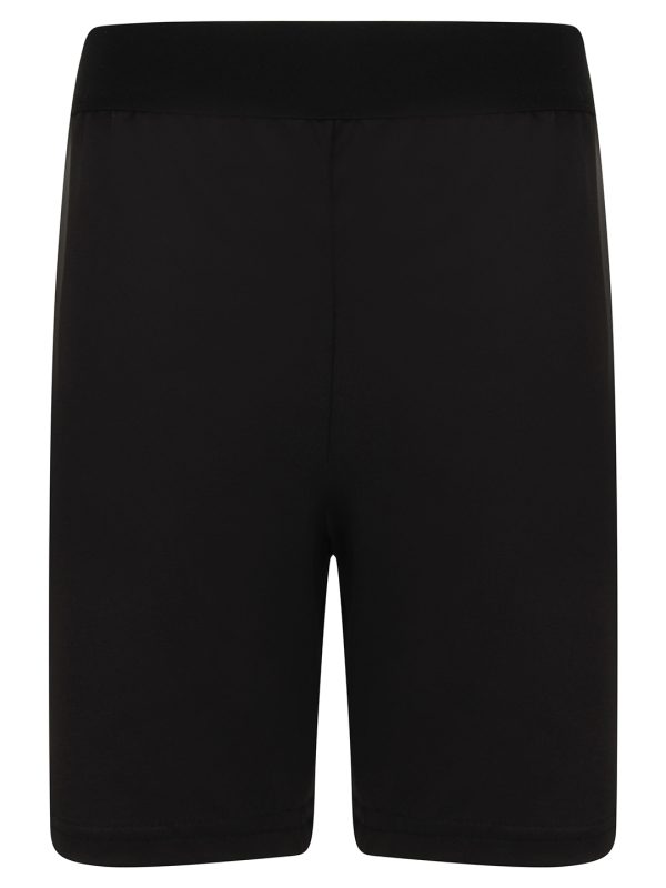 Black/Black Kids fashion cycling shorts