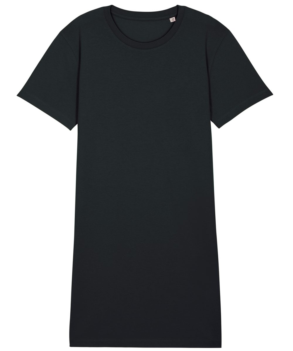 Black Women's Stella Spinner t-shirt dress (STDW144)