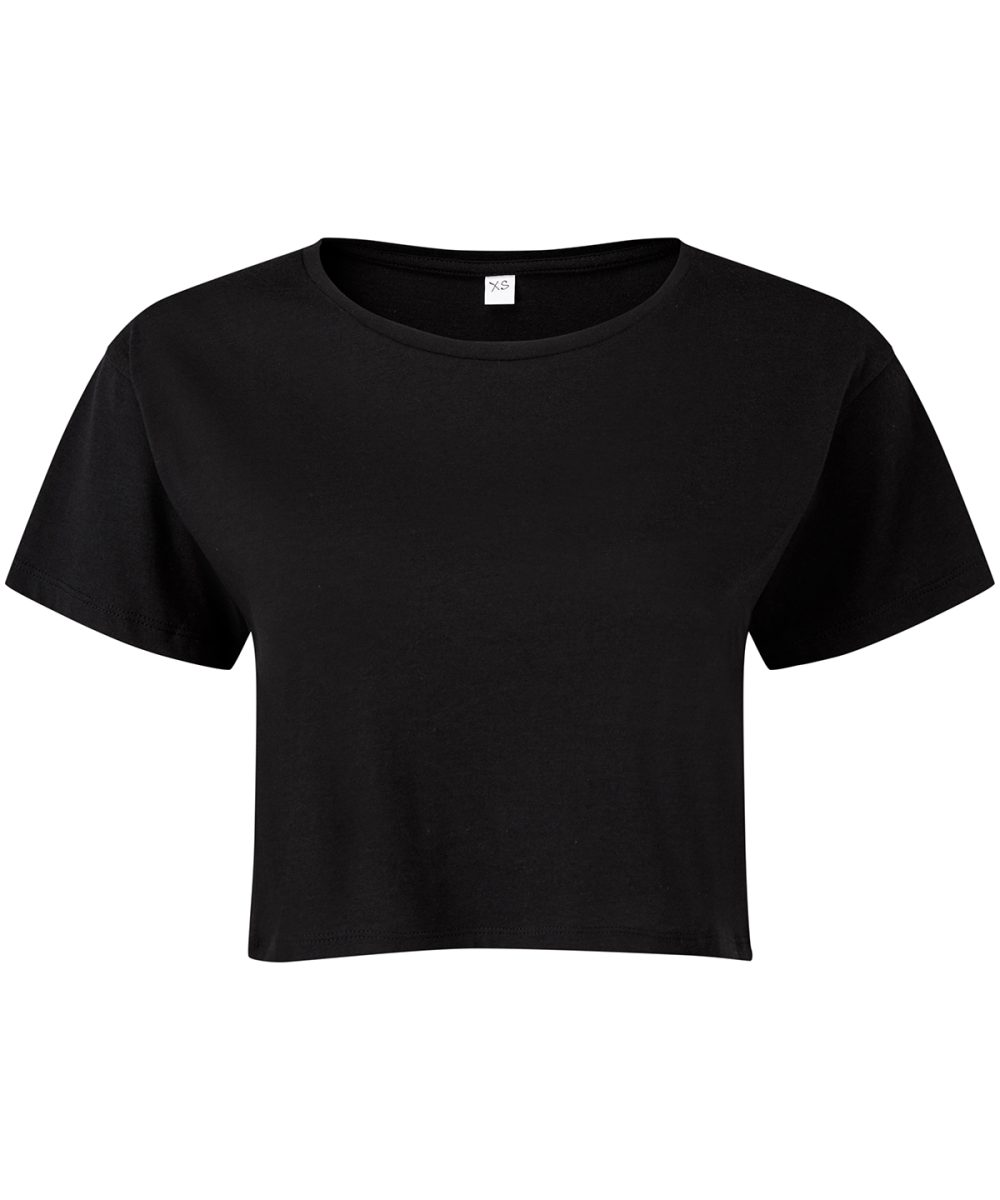 Black Women's TriDri® crop top