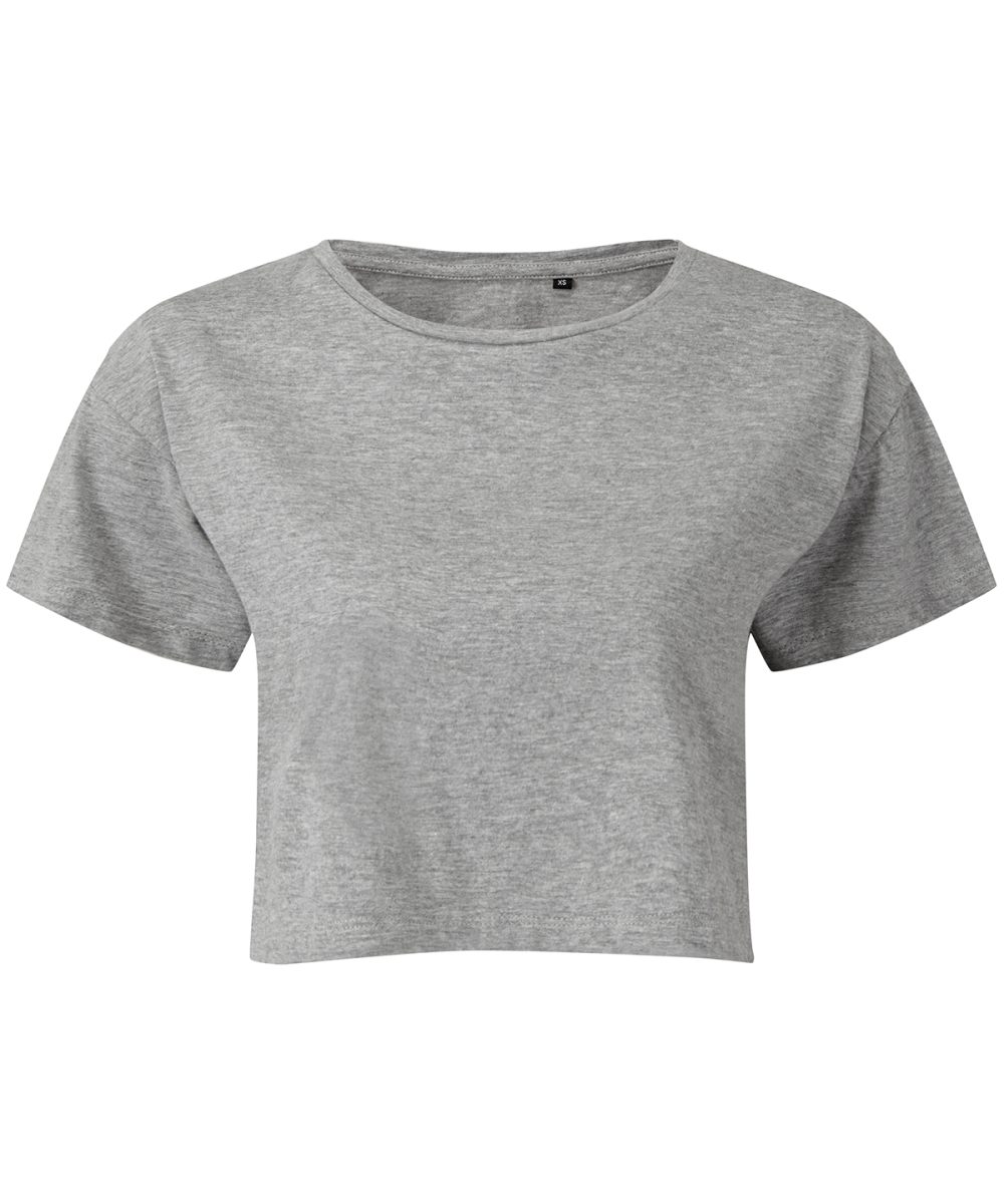 Heather Grey Women's TriDri® crop top