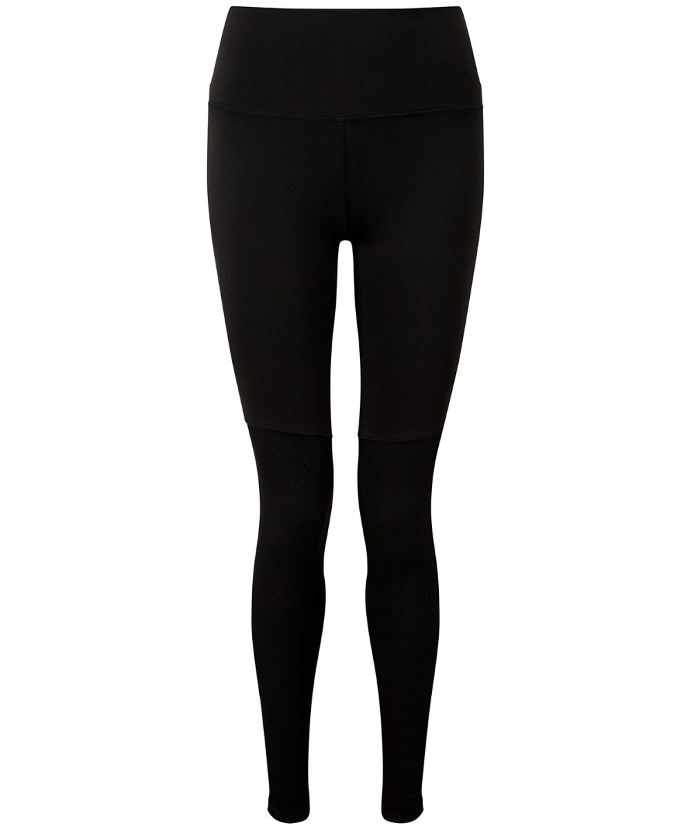 Black/Black Women's TriDri® yoga leggings