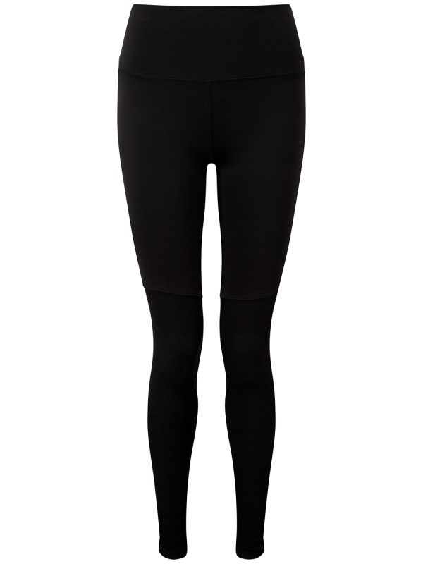 Black/Black Women's TriDri® yoga leggings