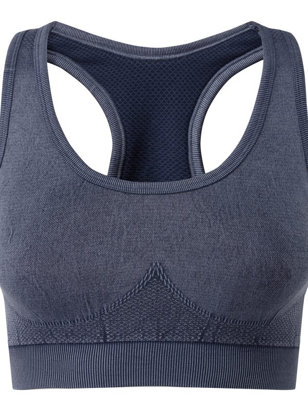 Indigo Denim TriDri® seamless '3D fit' multi-sport denim look bra