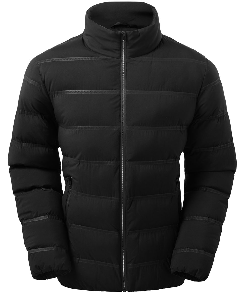 Black Welded padded jacket