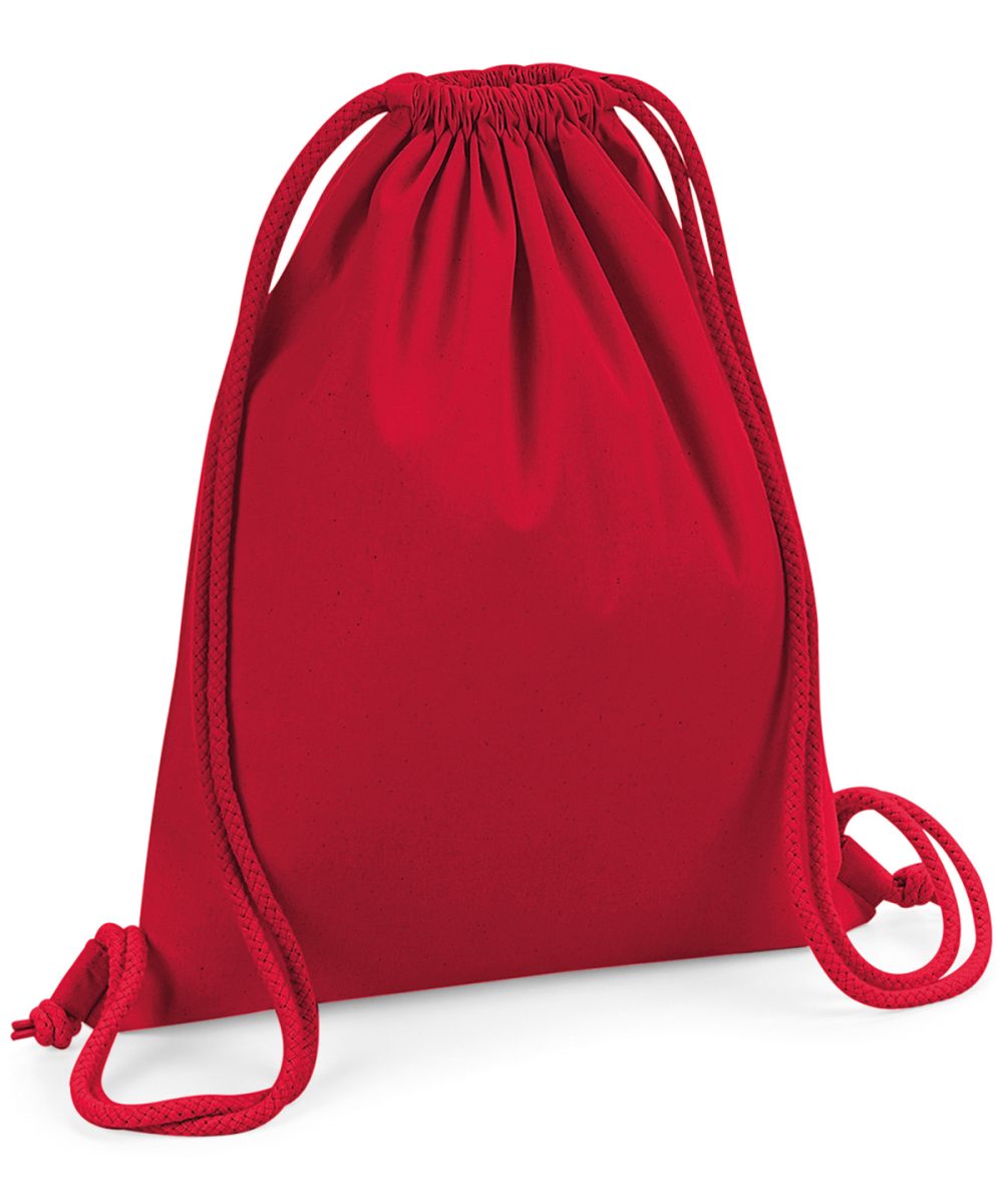 Classic Red Organic premium cotton gymsac