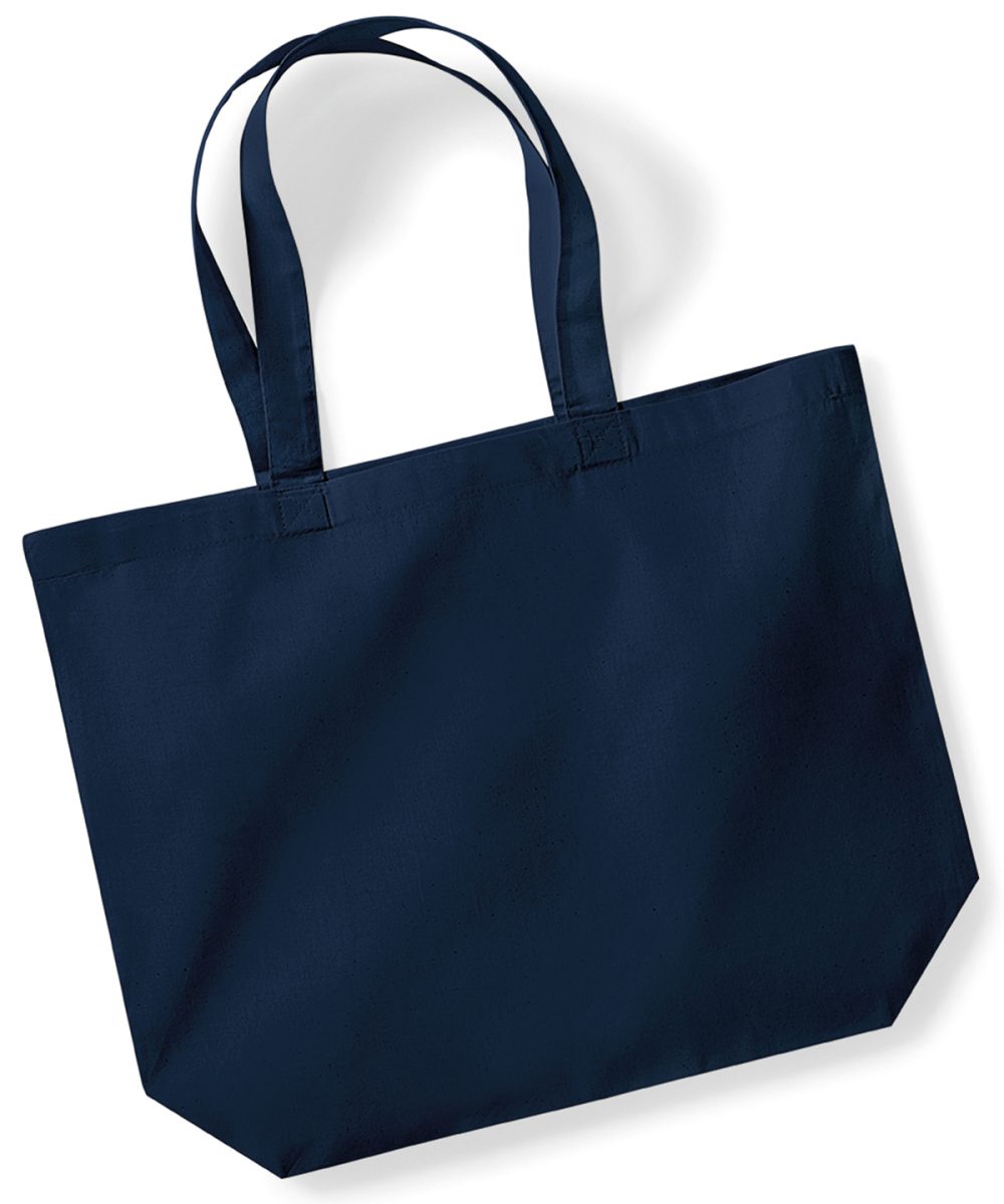 French Navy Organic premium cotton maxi tote