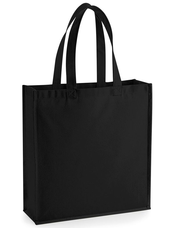 Black Gallery canvas tote