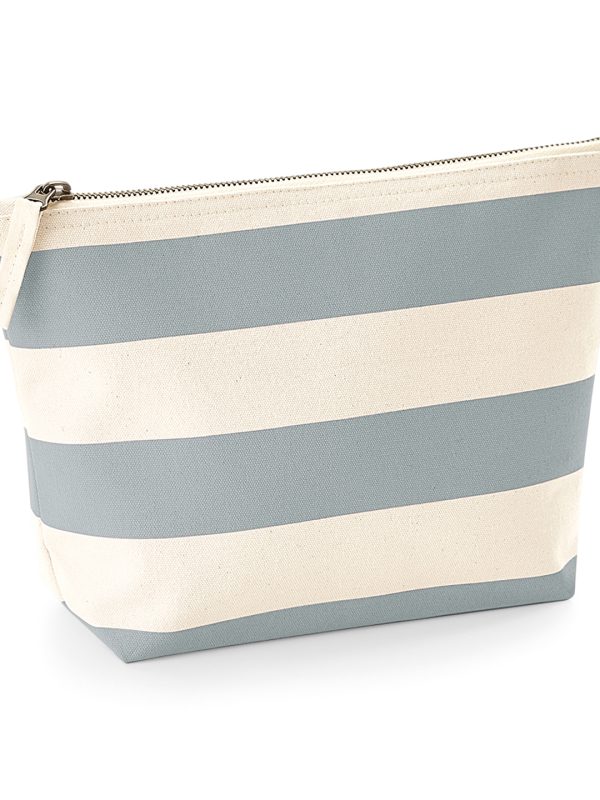 Natural/Grey Nautical accessory bag