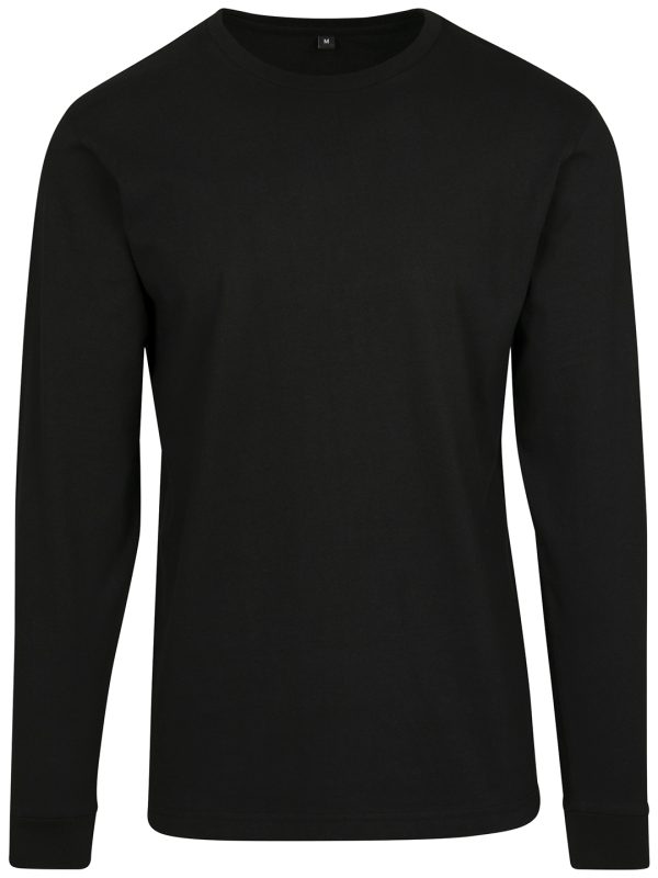 Black Long sleeve with cuff rib