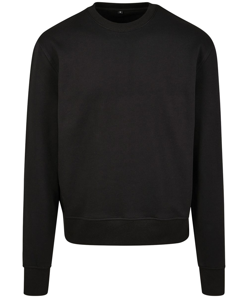 Black Premium oversize crew neck