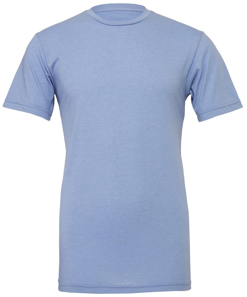 Heather Blue Unisex heather CVC short sleeve t-shirt